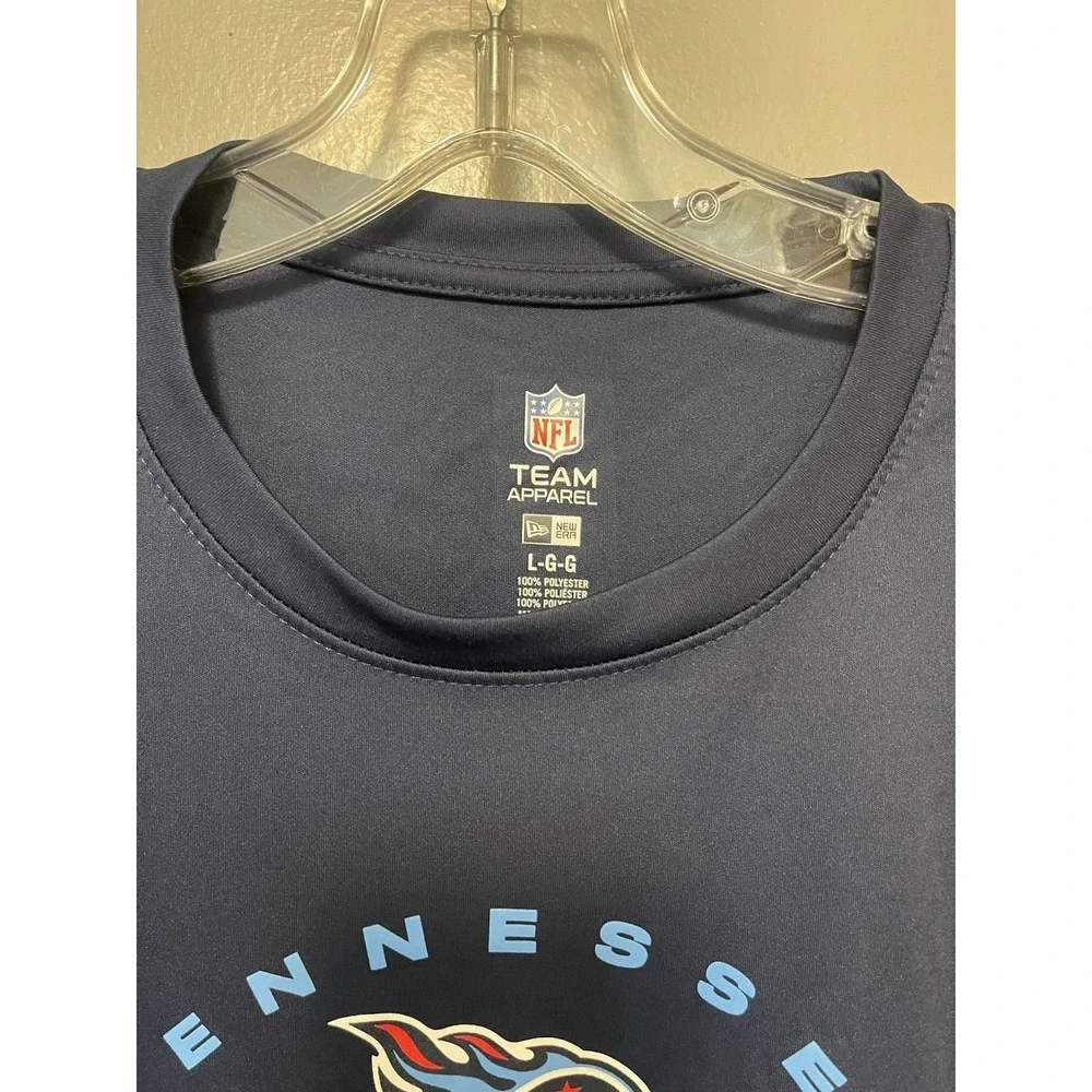 Tennessee Titans Nfl Football Team Apparel Blue Short Sleeve Size Large Shirt - Picture 3 of 4